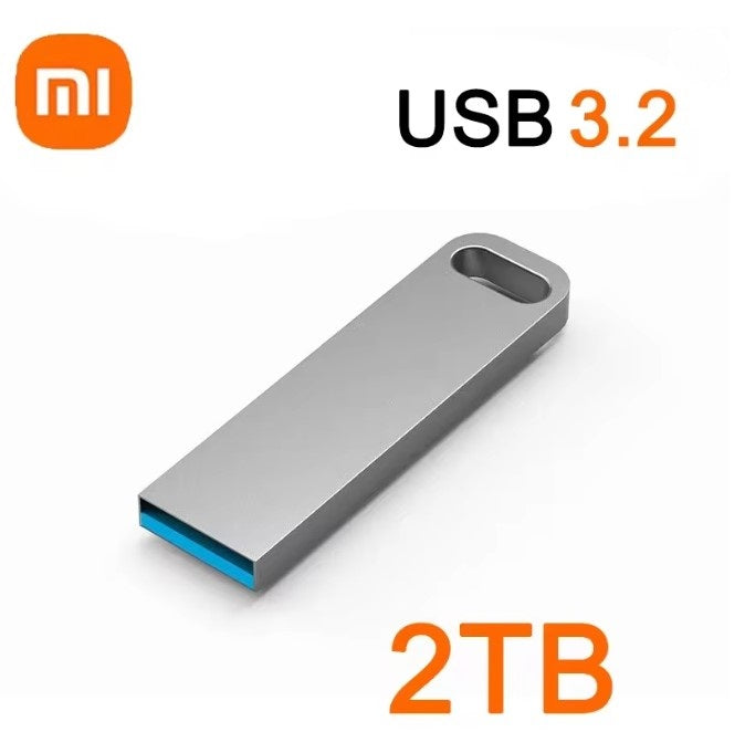 XIAOMI USB 3.2 Flash Drive 2TB Metal U Disk High Speed Type C Memory Stick Waterproof Storage PC Phone Data Transfer Portable Hot
