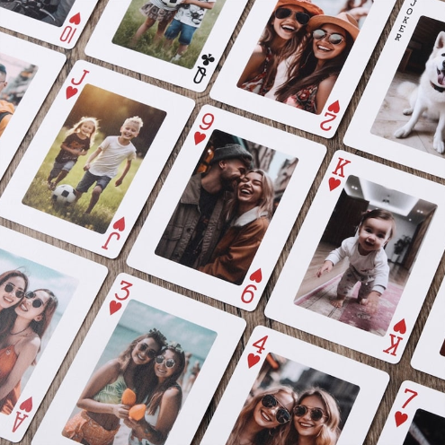 HAVE FUN ON CHRISTMAS WITH YOUR OWN PERONALISED/CUSTOMISED PLAYING CARDS!!! PRICE FOR 2 CARDS SET - ΔΙΑΣΚΕΔΑΣΤΕ ΤΙΣ ΓΙΟΡΤΕΣ ΜΕ ΤΙΣ ΔΙΚΕΣ ΣΑΣ ΤΡΑΠΟΥΛΕΣ!!! ΤΙΜΗ ΓΙΑ 2 ΤΡΑΠΟΥΛΕΣ