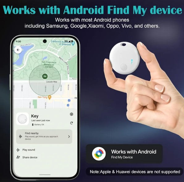 Android Smart Tags GPS Tracker Google Find My Device Air tag Bluetooth Search Locator Tracking Finder Child Keys Bag Wallets Pet 2025 New