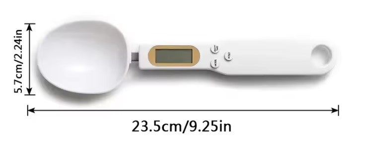 500g/17.64oz Digital Measuring Spoon Scale - Precise Kitchen Scale for Cooking and Baking - Handy Weighing Spoon