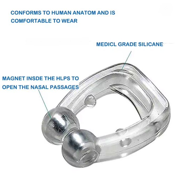 Reduce Snoring Naturally and Comfortably PACKAGE OF 4 CLIPS ΜΕΙΩΣΤΕ ΤΟ ΡΟΧΑΛΗΤΟ ΜΕ ΦΥΣΙΚΟ ΚΑΙ ΒΟΛΙΚΟ ΤΡΟΠΟ