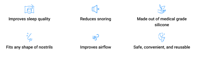 Reduce Snoring Naturally and Comfortably PACKAGE OF 4 CLIPS ΜΕΙΩΣΤΕ ΤΟ ΡΟΧΑΛΗΤΟ ΜΕ ΦΥΣΙΚΟ ΚΑΙ ΒΟΛΙΚΟ ΤΡΟΠΟ