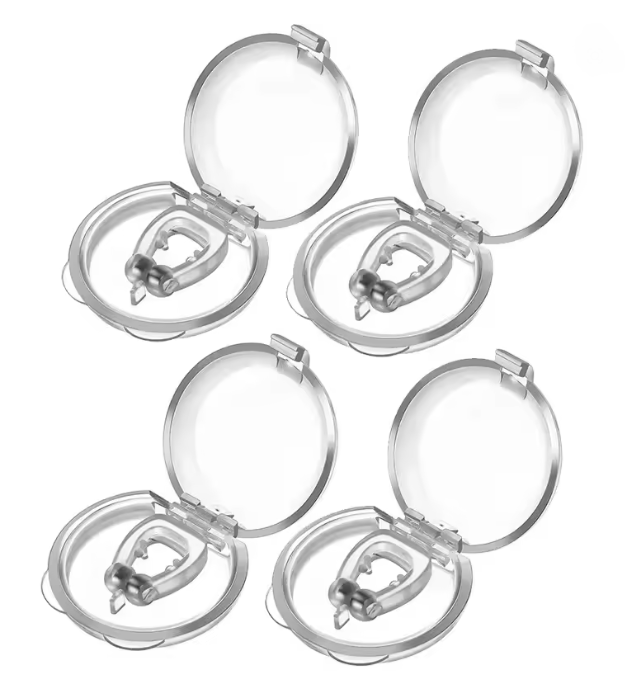 Reduce Snoring Naturally and Comfortably PACKAGE OF 4 CLIPS ΜΕΙΩΣΤΕ ΤΟ ΡΟΧΑΛΗΤΟ ΜΕ ΦΥΣΙΚΟ ΚΑΙ ΒΟΛΙΚΟ ΤΡΟΠΟ