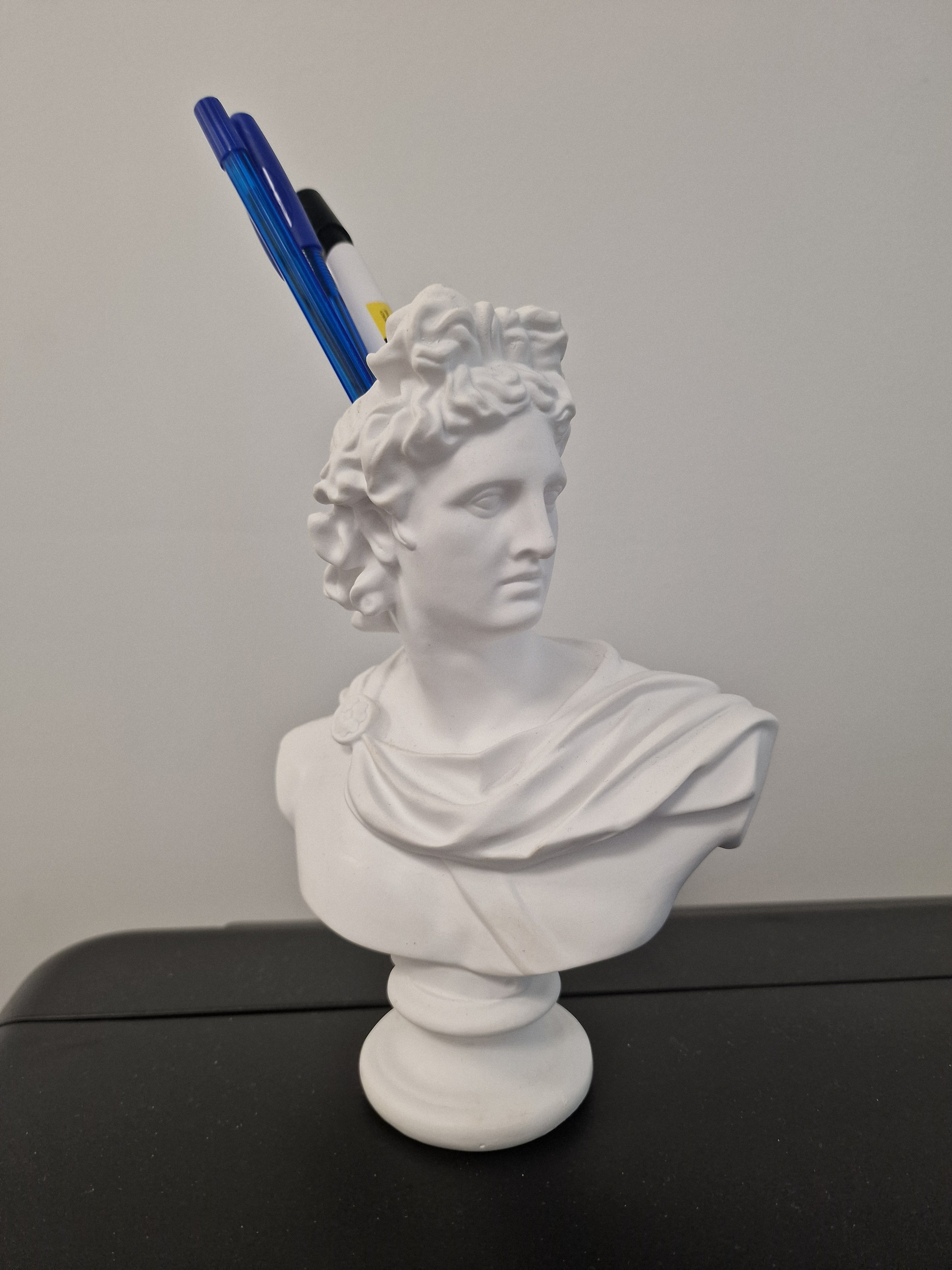 Άγαλμα – Προτομή του Απόλλωνα 19 εκ. ύψος - Διακοσμητικό - Βάζο - Θήκη γραφικής ύλης