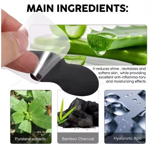 25 PCS Premium Bamboo Charcoal Blackhead Removal Nose Pore Strips, Nasal patch Exfoliating Beauty Deep Cleansing Nose Care Patch