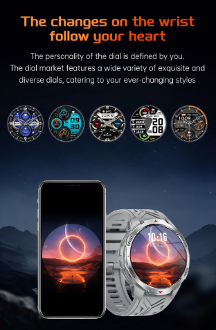 The best smartwatch at an incredible price - Military Outdoor Smart Watch Men 1.7inch Screen Compass Bluetooth Call 3ATM Waterproof  1100mAh Super Capacity Battery Need charge after one week or more!