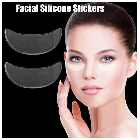 Set of 3 Reusable Anti Wrinkle Forehead Patch Silicone Patch Soft Comfortable Easy to Carry Facial Care Eye Mask Skin Care Tools