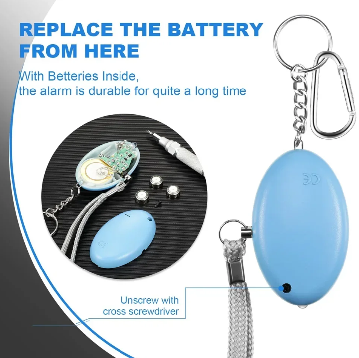 Self Defense Alarm 130dB for Security, Emergency, Protect Alert Personal Safety Loud Alarm ΔΥΝΑΤΟΣ ΠΡΟΣΩΠΙΚΟΣ ΣΥΝΑΓΕΡΜΟΣ ΣΕ ΠΕΡΙΠΤΩΣΗ ΑΝΑΓΚΗΣ