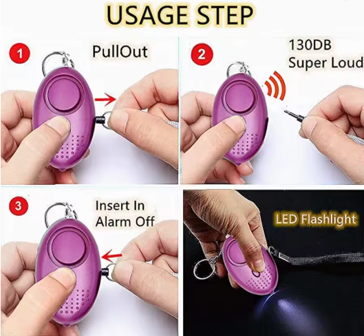 Self Defense Alarm 130dB for Security, Emergency, Protect Alert Personal Safety Loud Alarm ΔΥΝΑΤΟΣ ΠΡΟΣΩΠΙΚΟΣ ΣΥΝΑΓΕΡΜΟΣ ΣΕ ΠΕΡΙΠΤΩΣΗ ΑΝΑΓΚΗΣ