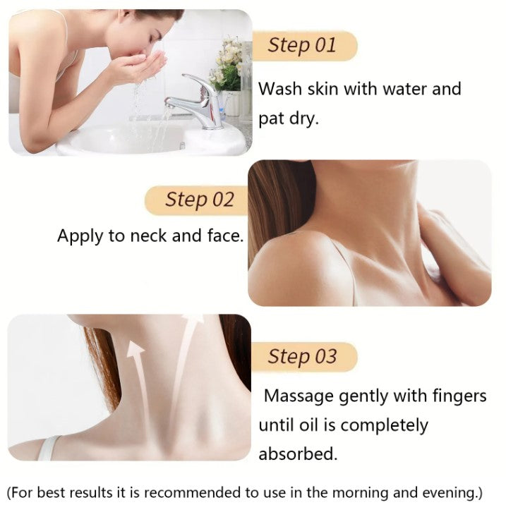 Neck Lines Protein Cream Collagen Eliminate Neck Fine Lines Anti-ageing Lift Rejuvenation Nourish Eliminate Double Chin SkinCare