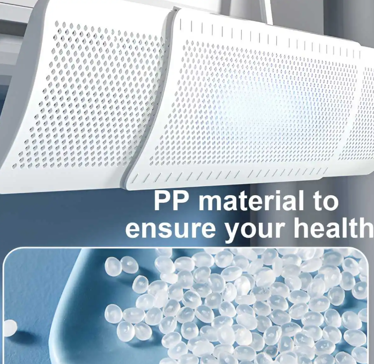 Universal Wall-Mounted Air Conditioning Windshield Baffle Anti-Direct Blowing Windproof Cold Air Guide for Home Air Conditioner