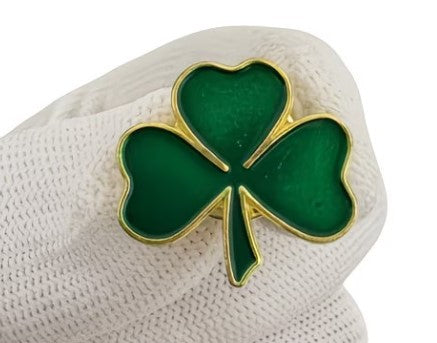 Shamrock Celebration St. Patrick's Day Brooch Pin - Καρφίτσα για πέτο ή τσάντα με πεταλούδα από πίσω