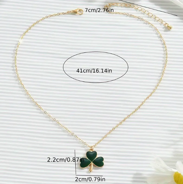 Elegant Clover Necklace - Κολιέ με Τριφύλλι