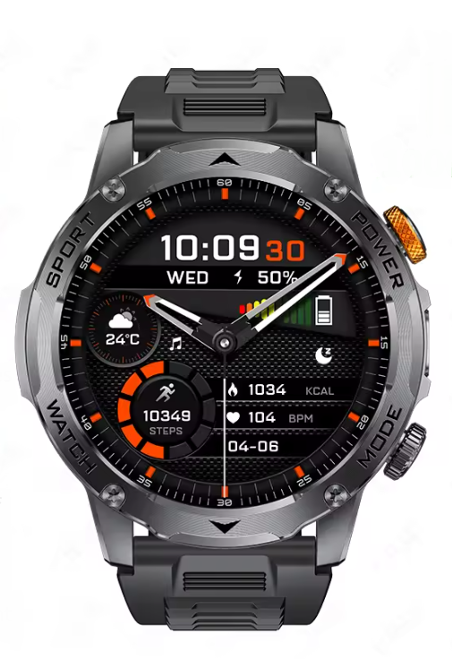 The best smartwatch at an incredible price - Military Outdoor Smart Watch Men 1.7inch Screen Compass Bluetooth Call 3ATM Waterproof  1100mAh Super Capacity Battery Need charge after one week or more!
